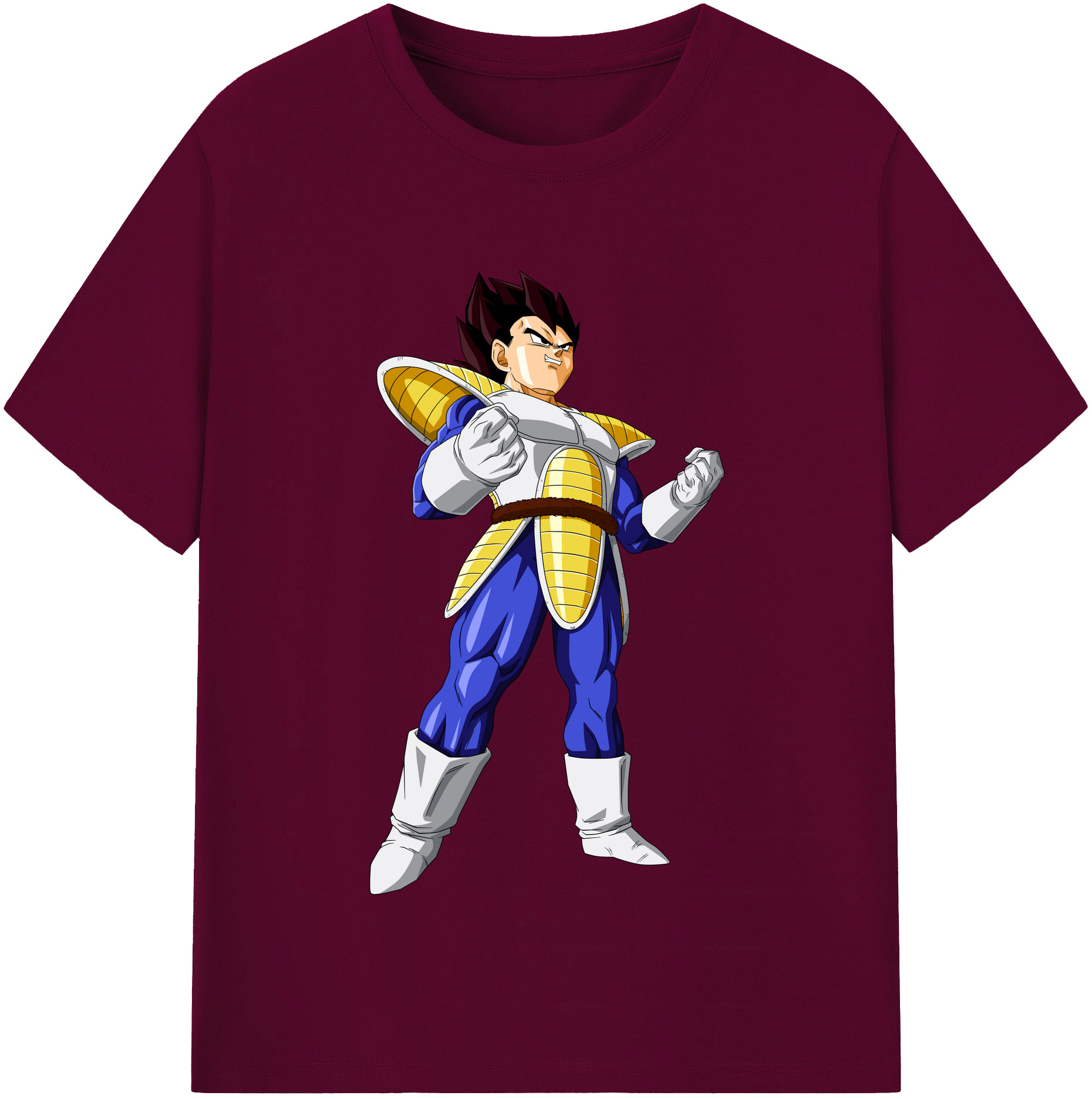 （画像用） ドラゴンボール ベジータ四世（Bejīta Yonsei）DRAGON BALL Vegeta IV レディースカジュアルプリントTシャツ（綿100％）